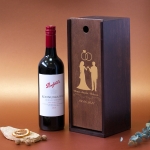 Подарочная коробка с гравировкой под вино