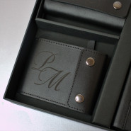 Премиальный набор из 3 предметов с персональным нанесением "Арбат", цвет черный