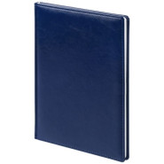 Недатированный ежедневник с гравировкой, цвет синий