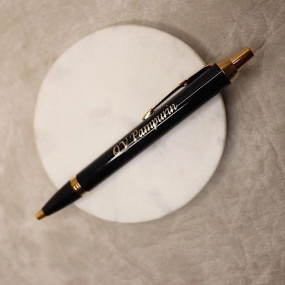 Ручка Parker шариковая, цвет чёрный с золотом