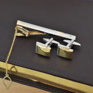 Набор запонки и зажим для галстука "Ливерпуль" с гравировкой