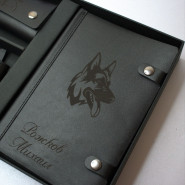 Премиальный набор из 3 предметов с персональным нанесением "Арбат", цвет черный