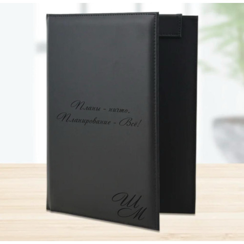 Папка для документов А4 «Таймс», цвет чёрный