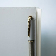 Набор ежедневник и ручка Pierre Cardin с гравировкой "Mazari Grey" в коробке