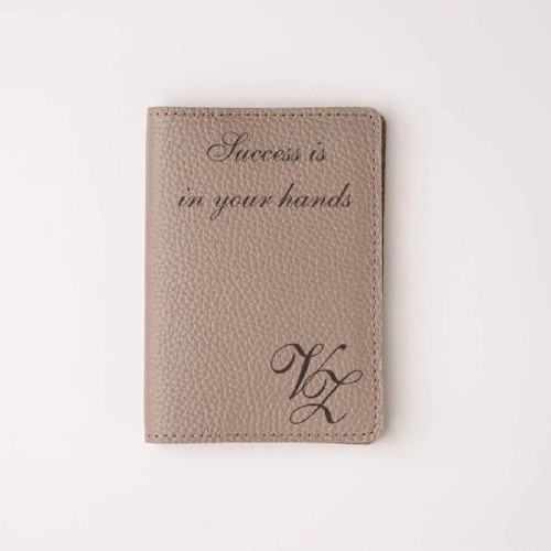 Обложка для паспорта с гравировкой "COCOA"