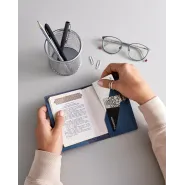 Обложка для паспорта с гравировкой "Арго", цвет синий