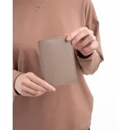 Обложка для паспорта с гравировкой "COCOA"