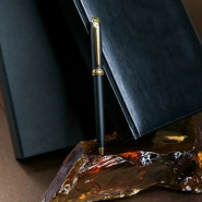 Набор ежедневник и ручка Pierre Cardin "MOT" с гравировкой в подарочной коробке