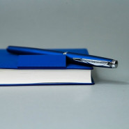 Набор ежедневник и ручка Pierre Cardin с гравировкой "Mazari Blue" в коробке