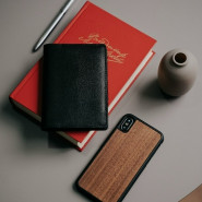 Обложка для паспорта с гравировкой "Арго", цвет черный