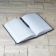 Набор ежедневник+ручка с гравировкой в подарочной коробке "Eclipse"