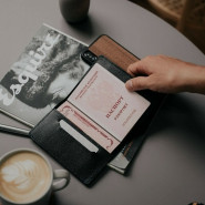 Обложка для паспорта с гравировкой "Арго", цвет черный