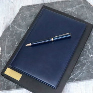 Набор ежедневник+ручка с гравировкой в подарочной коробке "Eclipse"