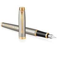 Перьевая ручка Parker IM Metal Brushed Metal GT