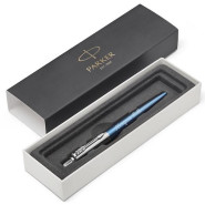 Шариковая ручка Parker Jotter Essential, Waterloo Blue CT