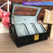 Шкатулка для часов с гравировкой «Джентельмен»