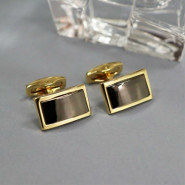 Запонки дизайнерские с гравировкой "Генрих"