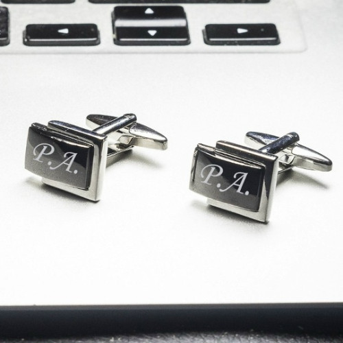 Запонки дизайнерские с гравировкой "Эталон"