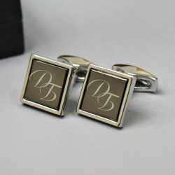 Запонки дизайнерские с гравировкой "Бенедикт"