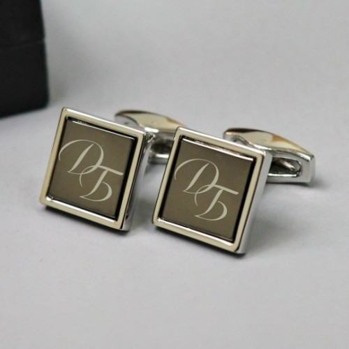 Запонки дизайнерские с гравировкой "Бенедикт"