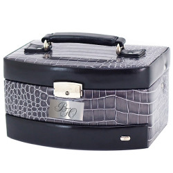 Шкатулка для украшений с гравировкой «Карат»  JARDIN D'ETE, размер 22 х 16 х 12,8 см