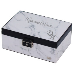 Шкатулка для украшений с гравировкой «Орион»  JARDIN D'ETE, размер 8,3 х 12,3 х 8,6 см