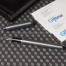 Перьевая ручка Parker IM Metal Light Blue Grey CT