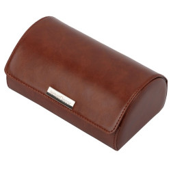 Шкатулка для часов с гравировкой «Бета», цвет коричневый