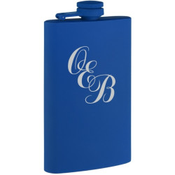 Фляга с персональной гравировкой "Havana blue"