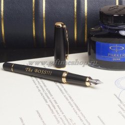 Перьевая ручка Parker Urban 2016 Core, Muted Black GT, F309, перо: F