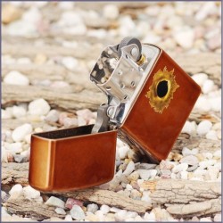Зажигалка ZIPPO Bullet с покрытием Toffee™, латунь/сталь, светло-коричневая, матовая, 36x12x56 мм
