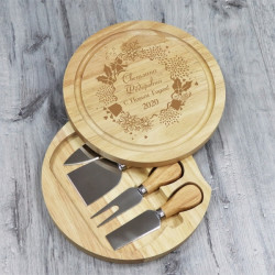 Набор для сыра с гравировкой "Гурман"