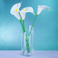 Ваза "Камелия" с именной гравировкой