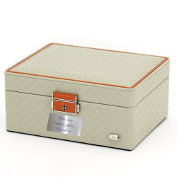 Шкатулка для украшений с гравировкой «Секрет»  JARDIN D'ETE, размер 17,8 х 14,3 х 8 см