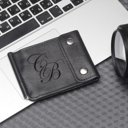 Зажим для денег с гравировкой "Первый доллар"