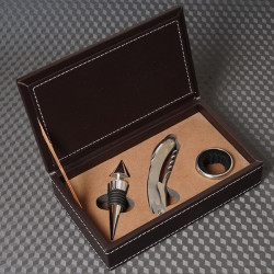 Набор для вина из 3 предметов "Брют" с гравировкой