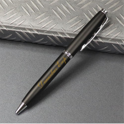 Шариковая ручка Pierre Cardin “Moment” с гравировкой, цвет черный