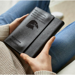 Кожаный ежедневник с гибкой обложкой "Оксфорд", коричневый