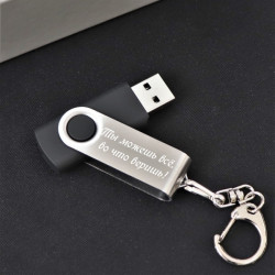 Флешка "Memory Silver" с гравировкой, 8ГБ