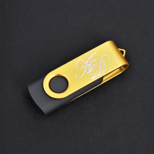 Флешка "Memory Gold" с гравировкой, 8ГБ