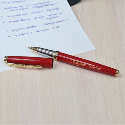 Ручка-роллер Pierre Cardin “Galaxy” с гравировкой, цвет красный