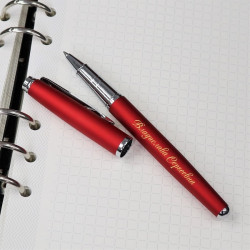 Ручка-роллер Pierre Cardin "Del Mar" с гравировкой, цвет красный
