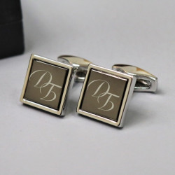 Запонки дизайнерские с гравировкой "Бенедикт"