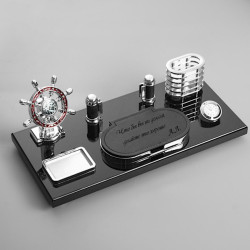 Настольный набор-органайзер с гравировкой "Цезарь"