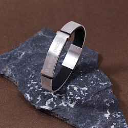 Браслет мужской с гравировкой «Велес»