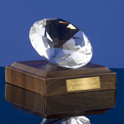 Стела с гравировкой Diamond, дерево и стекло