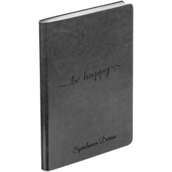 Ежедневник в мягкой обложке с гравировкой «Modus silver»