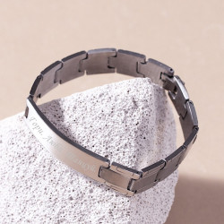 Мужской браслет с гравировкой «Перун»