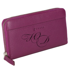Кошелёк женский с гравировкой Colors Plum CROSS, малиновый