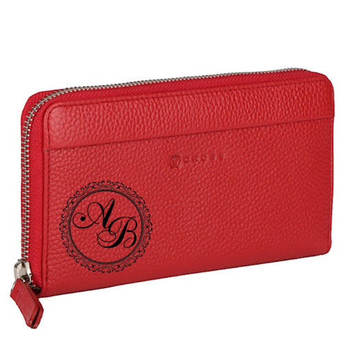 Кошелёк женский с гравировкой Colors Rosso CROSS , красный